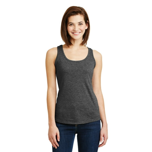 ANVIL Ladies Tri-Blend Semi-Fitted Racer Back TANK VEST Curved Hem Colour Choice ANVIL Ladies Tri-Blend Semi-Fitted Racer Back TANK VEST Curved Hem Colour Choice